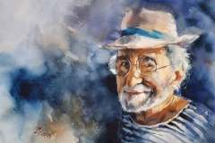 Watercolor by Pomothy László