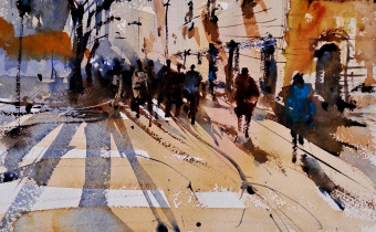 Watercolor by Pomothy László