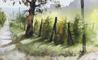 Watercolor by Pomothy László