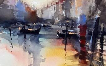 Watercolor by Pomothy László