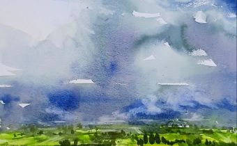 Watercolor by Pomothy László
