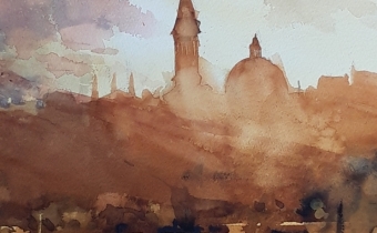Watercolor by Pomothy László