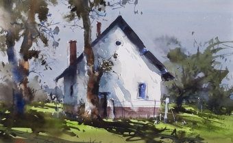 Watercolor by Pomothy László
