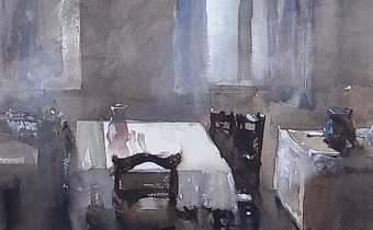 Watercolor by Pomothy László