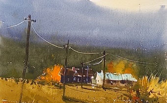 Watercolor by Pomothy László
