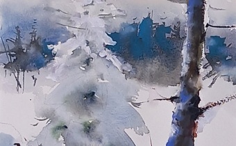 Watercolor by Pomothy László