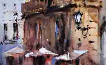 Watercolor by Pomothy László