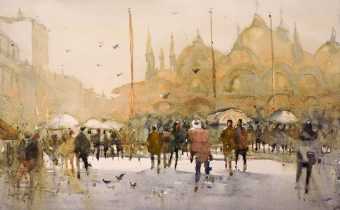 Watercolor by Pomothy László