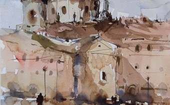 Watercolor by Pomothy László