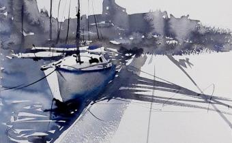 Watercolor by Pomothy László