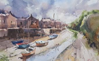 Watercolor by Pomothy László