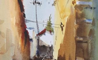 Watercolor by Pomothy László