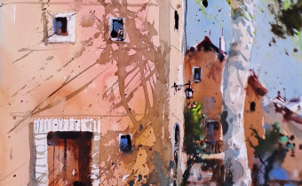 Watercolor by Pomothy László