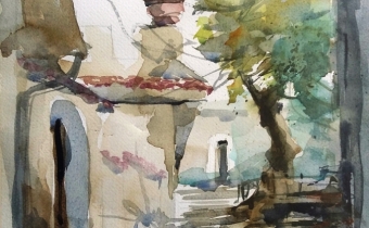 Watercolor by Pomothy László