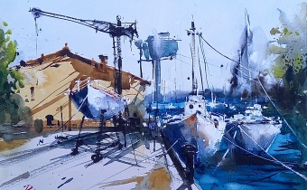 Siofok harbor