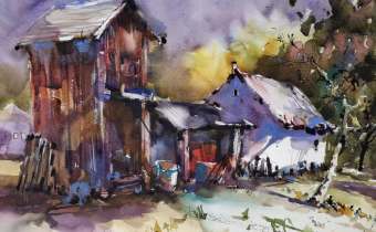 Watercolor by Pomothy László