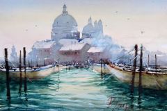 Watercolor by Pomothy László