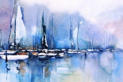 Watercolor by Pomothy László