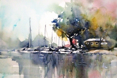 Watercolor by Pomothy László