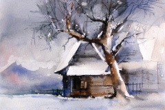 Watercolor by Pomothy László