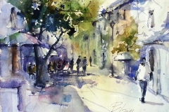 Watercolor by Pomothy László