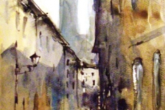 Watercolor by Pomothy László