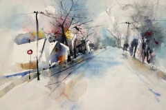 Watercolor by Pomothy László