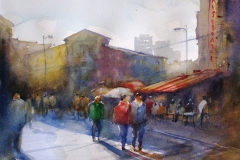 Watercolor by Pomothy László