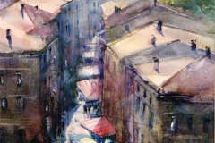 Watercolor by Pomothy László